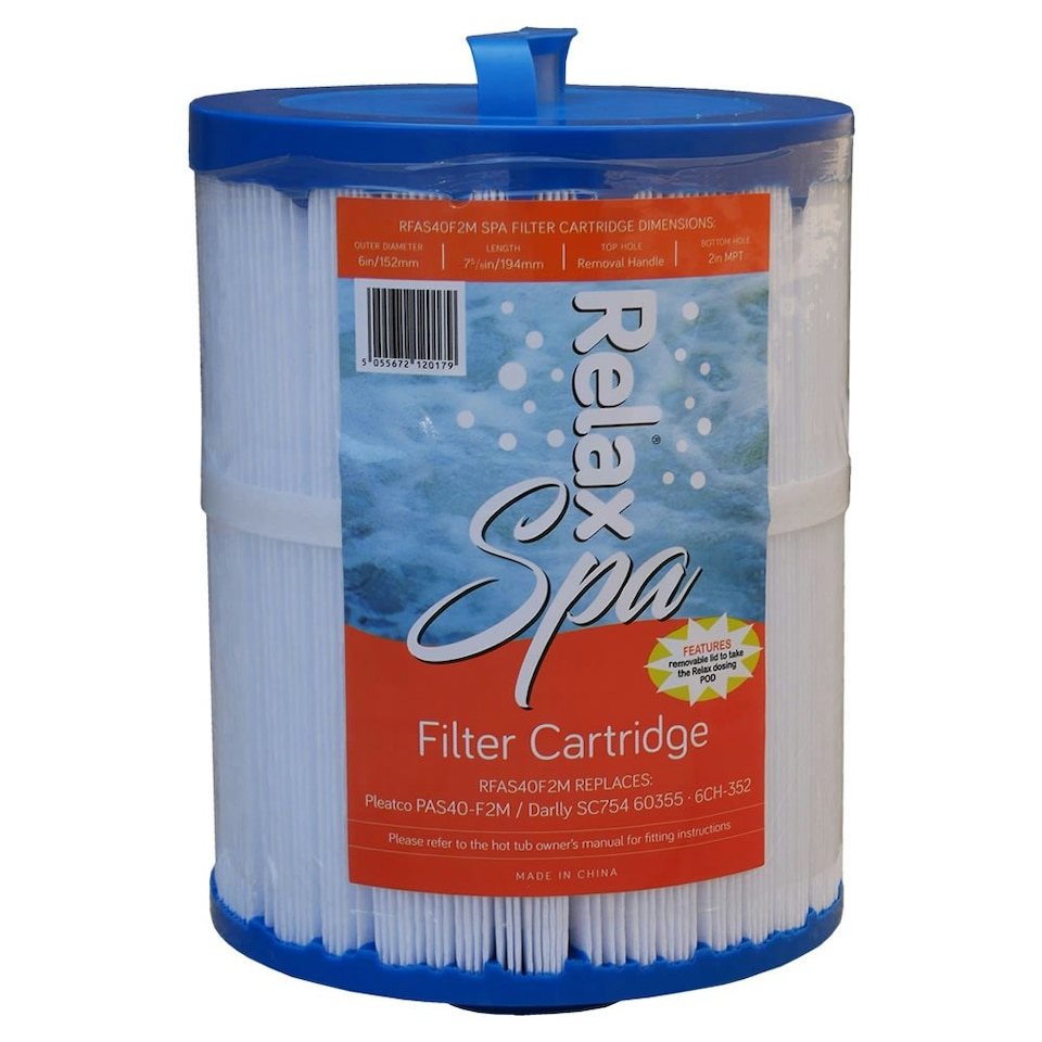 image 1 of Relax Spa Filter Cartridge - Including Refillable Pod System - PAS40-F2M