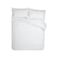 image 4 of Catherine Lansfield Classic Lattice Lace Duvet Cover Set White White | Super King