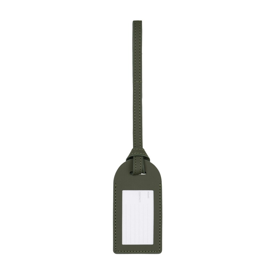 image 1 of Vinga Baltimore Recycled Polyester Luggage Tag - Green - One Size | Green
