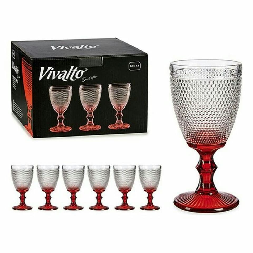 image 1 of Wine glass Vivalto PR16809B/BHA6 330 ml (6 Units) N/A