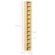 image 7 of HOMCOM 204 CD Storage Tower Tall Bookcase Bookshelf with 12 Cubes Oak Tone