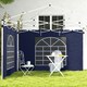 image 8 of Outsunny 3x3(m) or 3x6m Pop Up Gazebo Side Panels Replacement, 2 Pack, Blue