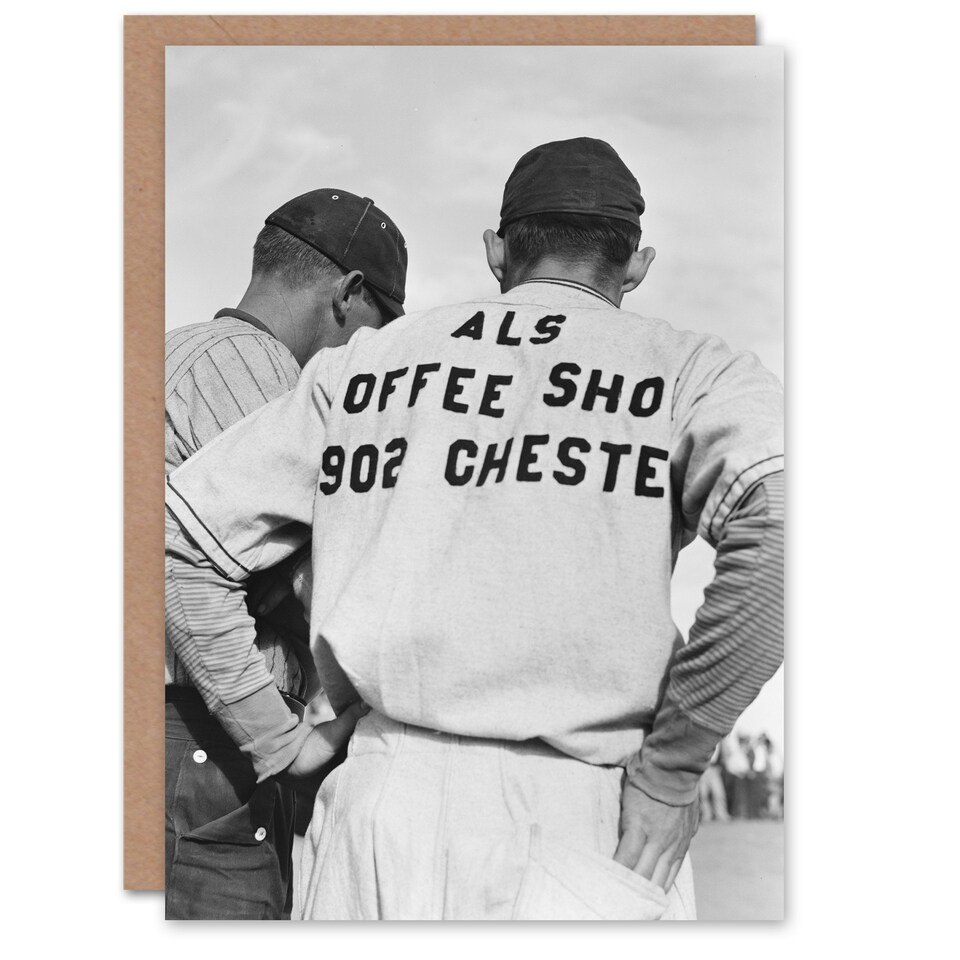 image 1 of Dorothea Lange Art Card Baseball Game Shafter Migrant Camp