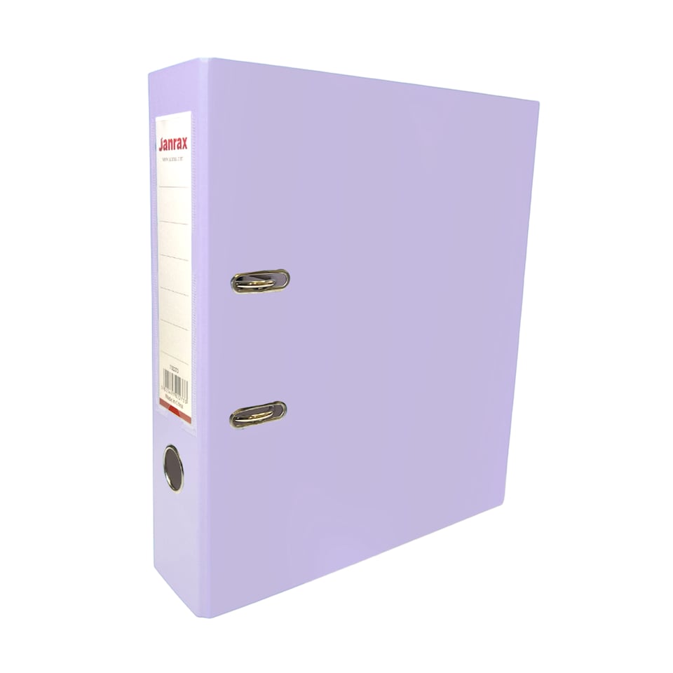 image 1 of A4 Pastel Purple Paperbacked Lever Arch File by Janrax