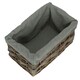 image 7 of Extra Large Grey Scandi Storage Basket With Grey Lining | Grey | Grey