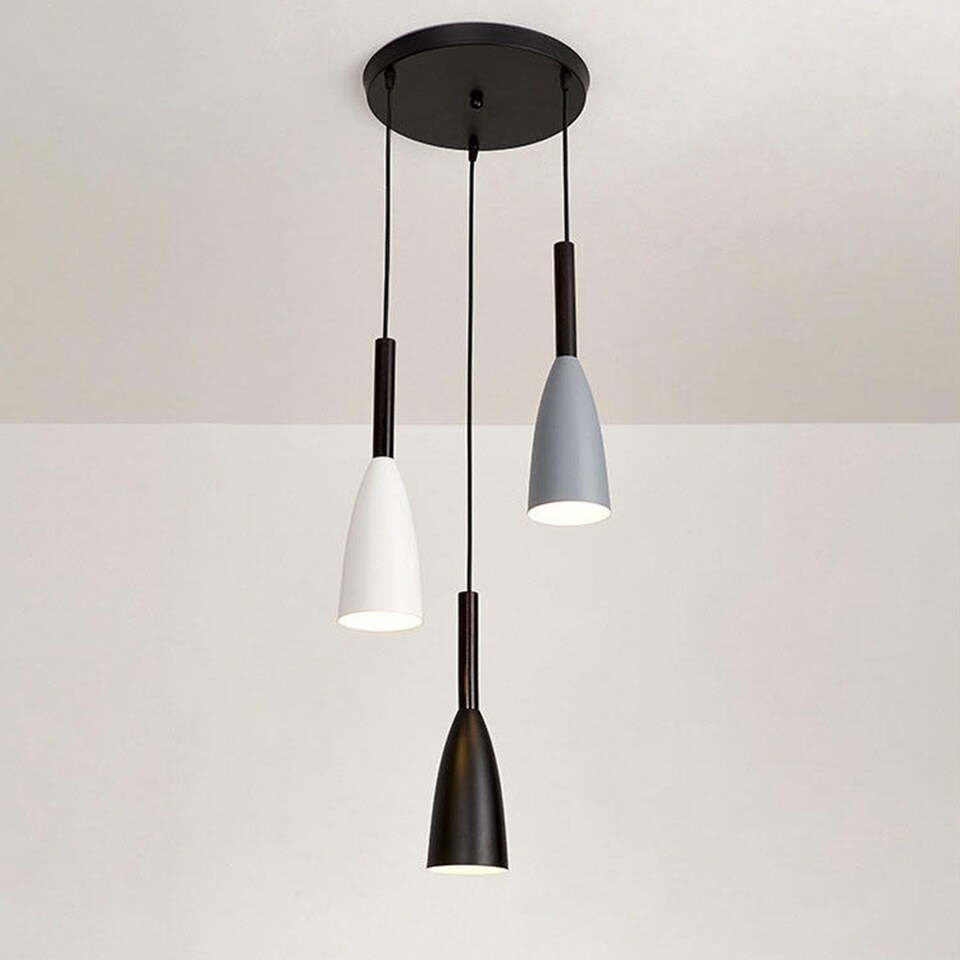 image 1 of Modern Minimalist 3 Head Ceiling Pendant Light Ceiling Lights Table Lighting E27