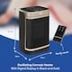 image 7 of Russell Hobbs RHCH2001G Space Heater in Black & Gold Square 1500W Portable Electric Heater