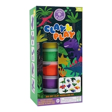 Floss & Rock Clay & Play Modelling Kit - Dinosaur