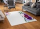 image 2 of Pink & Purple Roses Rug | Multi