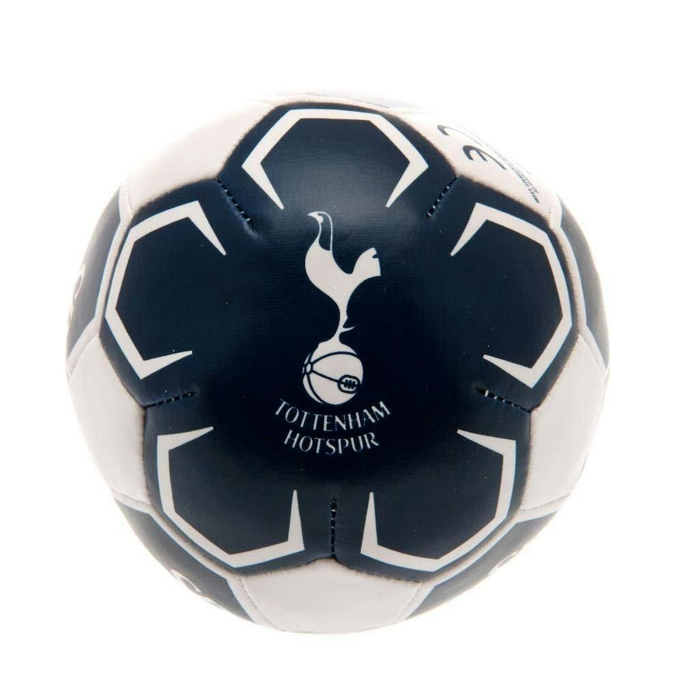 Tottenham Hotspur FC Mini Soft Mini Football - Navy Blue/White - One Size