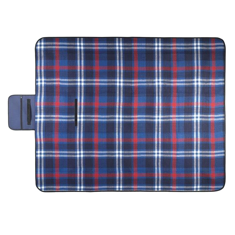 image 1 of MidOcean Central Park Picnic Blanket - Blue - 120cm x 150cm Blue