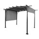 image 1 of San Remo Sliding Pergola - Steel - H240 x W366 x L275 cm - Grey