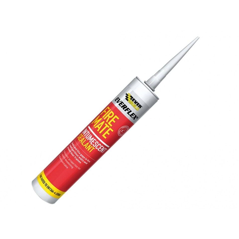 Everbuild Sika Fire Mate Sealant - White - White 33
