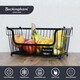 image 5 of Buckingham Multi-Purpose Stackable Storage Organising Basket 30.5 x 16 x 15 cm Black