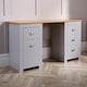 image 3 of Computer Desk Study Table Home Office Workstation Furniture | Grey