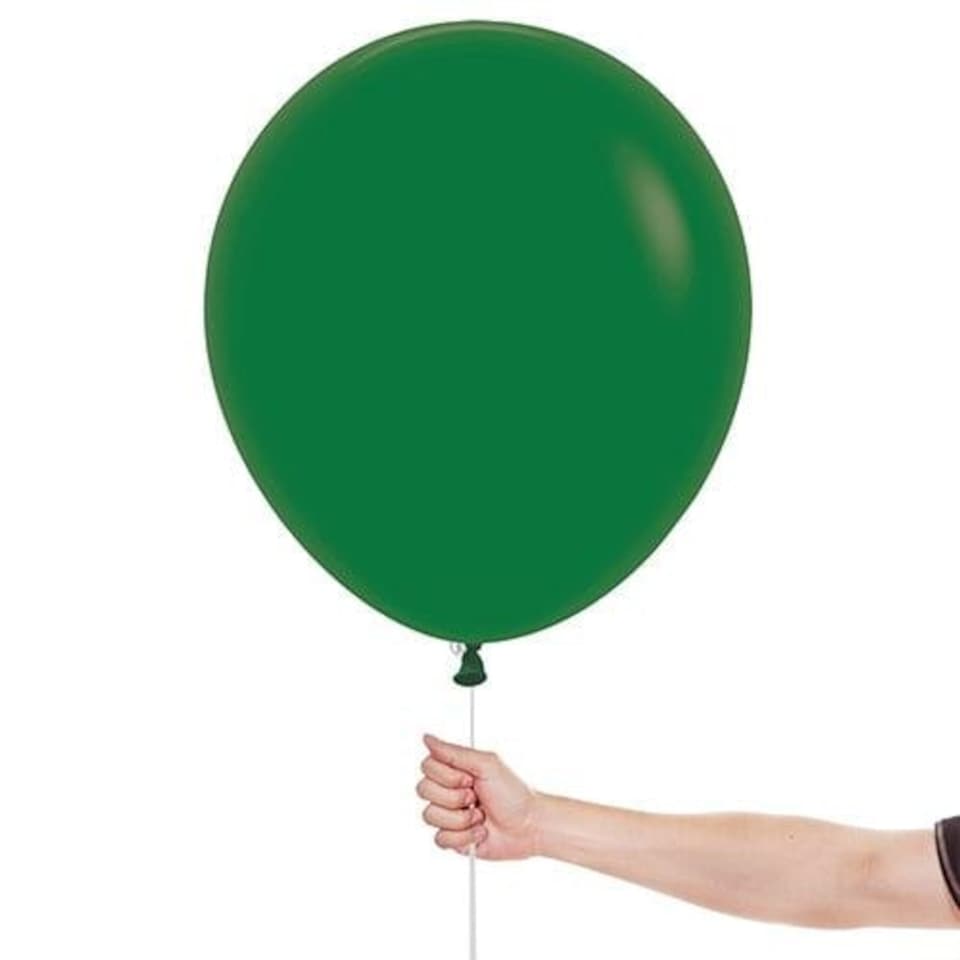 image 1 of Fashion Solid Forest Green Sempertex Biodegradable Latex Balloons 45cm / 18 in - Pack of 25