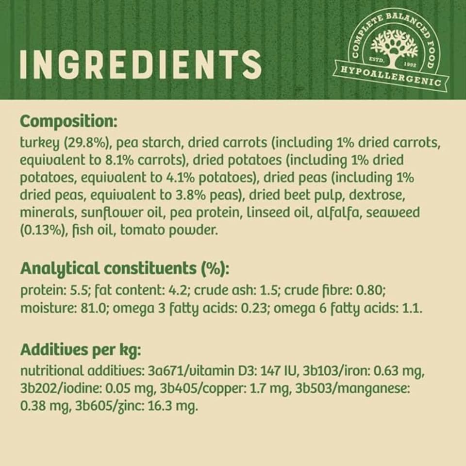 image 1 of James Wellbeloved Turkey Adult Pouch 150G Pk 10