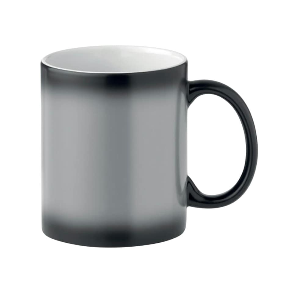 image 1 of MidOcean Sublidark Sublimation 300ml Heat Changing Mug - Black - One Size