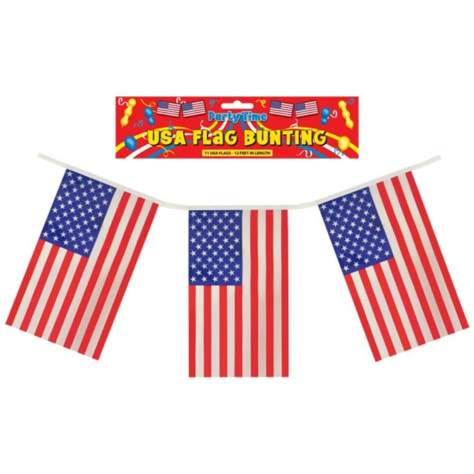 Henbrandt USA Flag Banner - Red/White/Blue - One Size