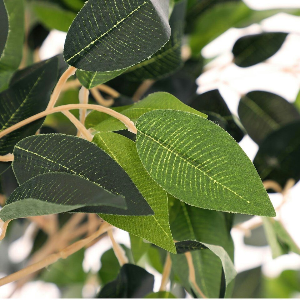 image 1 of Oypla Artificial Ficus Tree Plant 120cm Indoor Outdoor Garden Decoration One Size