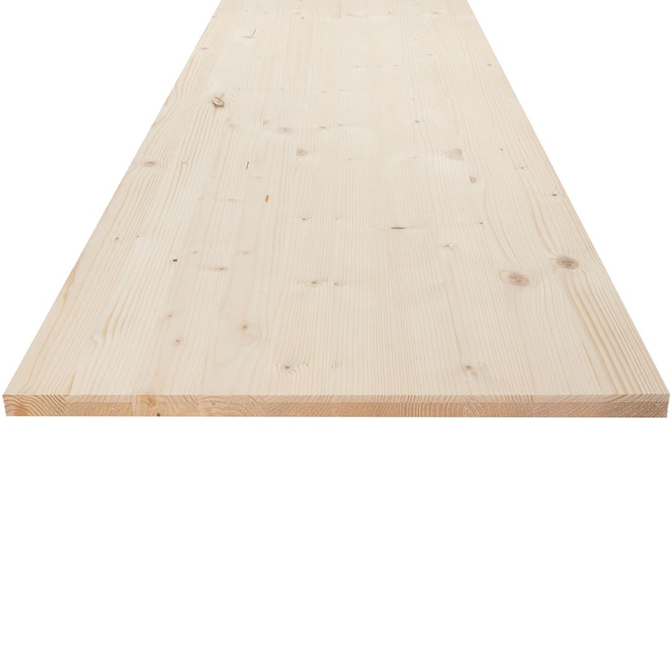 image 1 of Snowdon Timber Spruce Furniture Board (T) 18mm (W) 500mm (L) 1150mm Pack of 4