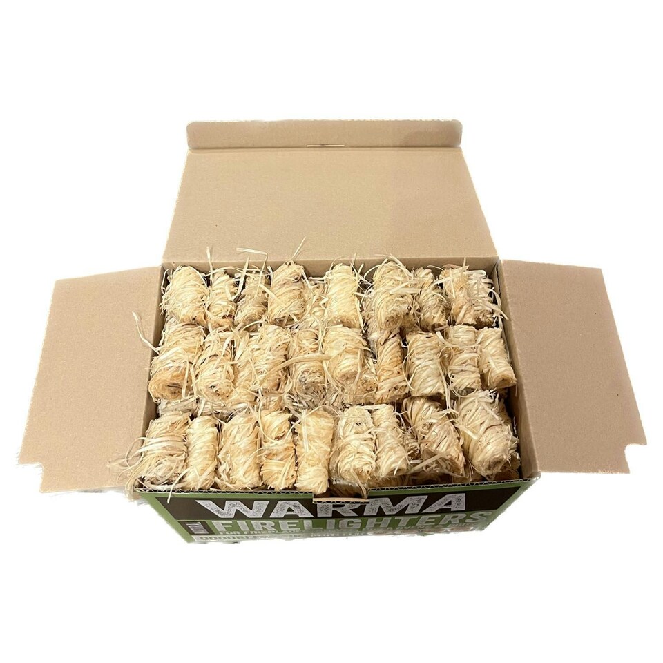 image 1 of Warma Natural Eco Wood Wool Firelighters - 200 Pieces