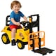 image 1 of HOMCOM Kids Ride-On Forklift Truck w/ Fork Tray, Under Seat Storage, Backrest