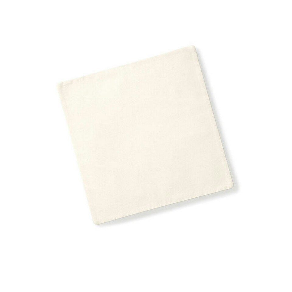 image 1 of Westford Mill Fairtrade Cushion Cover - Natural - 30cm x 50cm