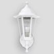 image 1 of ValueLights Traditional Style White Outdoor Security IP44 Rated Wall Light Lantern | White