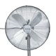 image 9 of Oypla Electrical 16" Inch 40cm Chrome Metal Pedestal 3 Speed Stand Fan Cooling