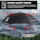 image 6 of Golf Umbrella Windproof Black