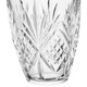 image 5 of Interiors By Premier Modern Crystal Scalloped Vase,Unique Clear Embossed Cylinder Vase,Fluted Design Decorative Vase  For Décor Clear