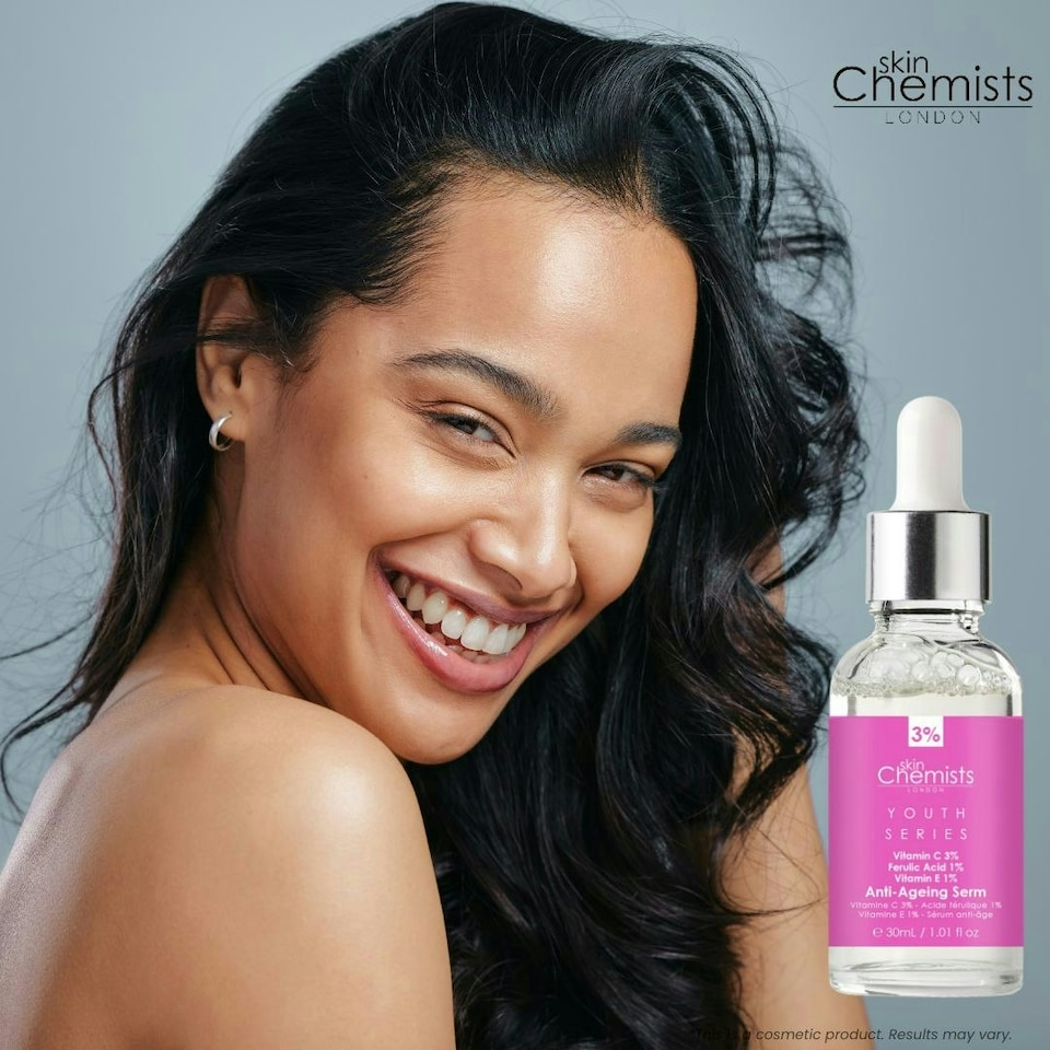 image 1 of skinChemists Youth Series Anti-Ageing Serum Vitamin C 3%, Ferulic Acid 1%, Vitamin E 1% 30ml