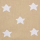 image 4 of Homescapes Beige Stars Cotton Apron