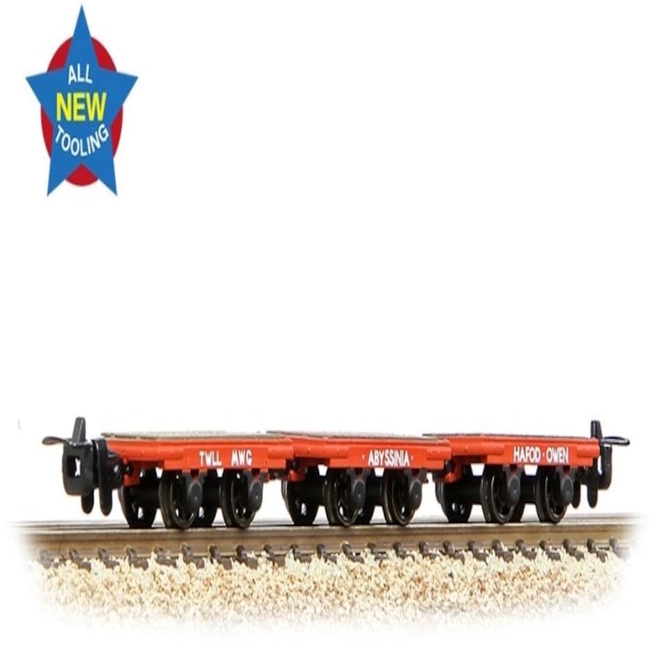 Bachmann Dinorwic Slate Wagon Set (3) Red