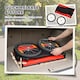 image 4 of PawHut Dog Bike Trailer for Small & Medium Pets with 20" Rubber Wheels, Red