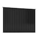 image 6 of Living and Home Galvanized Steel Outdoor Bicycle Storage Shed, Black | Black | 1