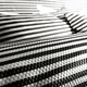 image 3 of OHS Stripe Embossed Soft Cosy Plush Plump Duvet Cover and Pillowcase Bedding Set Black | Black/Off White | King
