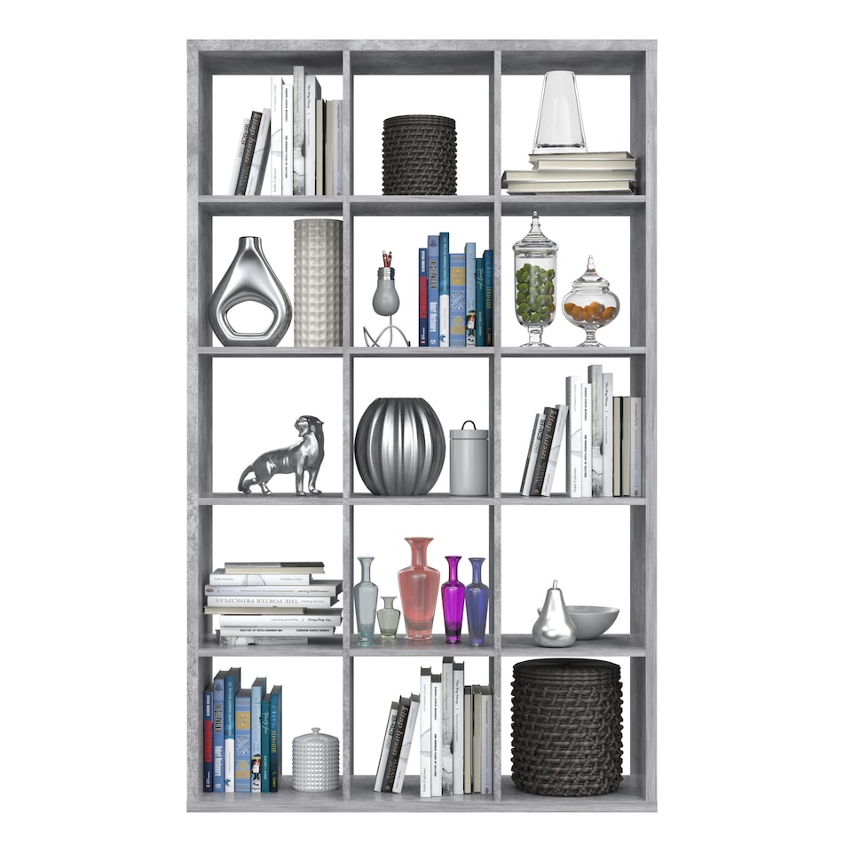 image 1 of Mauro 3x5 Storage Unit in Concrete Grey