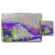 London Eye view (Placemat & Coaster Set)