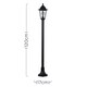 image 6 of ValueLights Mayfair Black Outdoor Bollard Light | Black