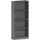 image 1 of Vida Designs Cambridge 4 Tier Large Bookcase Display Storage, Grey