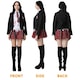 image 5 of Zombie Schoolgirl Costume With Stockings, Facepaint, Blood & Boater Multi | XS
