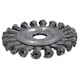 image 2 of Flat Twist Knot Wire Wheel Brush 115mm 22.2 Bore Deburring Angle Grinder TE579