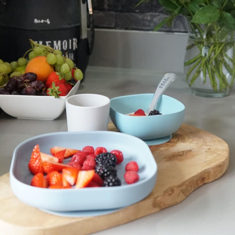 image 1 of Béaba Silicone Meal 4pcs Set Jungle Mist