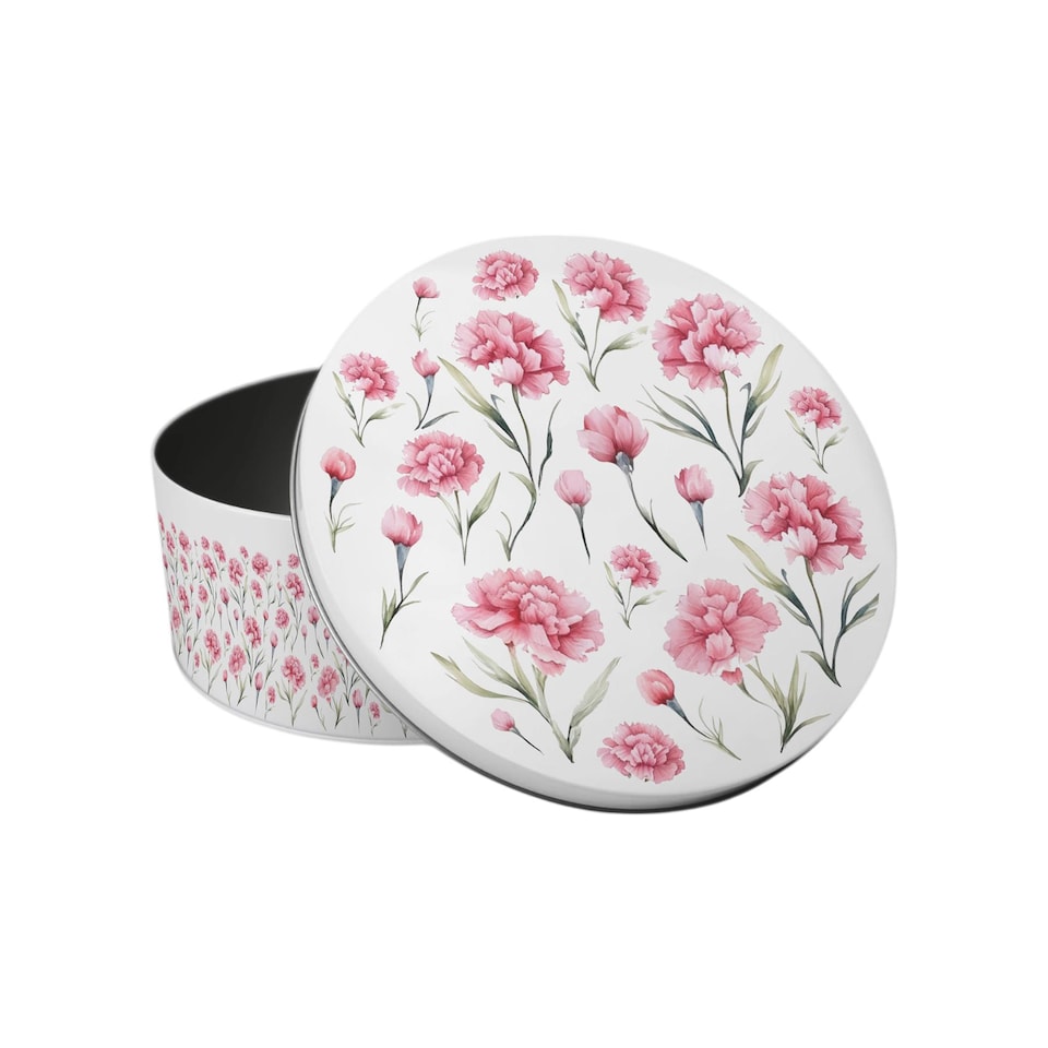 image 1 of Carnations Small Cake Tin