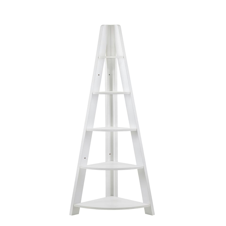 image 1 of Corner Ladder Bookcase