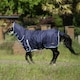 image 3 of Gallop Equestrian Trojan 350 Combo Turnout Brown | Size: 5ft 6
Colour: Navy/Sky Blue