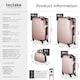 image 6 of Suitcase Set Cleo - 3 suitcases, 1 beauty case, including luggage scales and tags | Gold | rose gold | 1