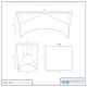 image 5 of Harbour Housewares Folding Picnic Table with Fitted Tablecloth - 180cm (6ft) - White/White | White | White/White